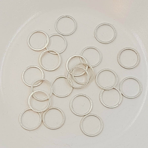 Findings - Metal Round Closed Ring Silver 10mm