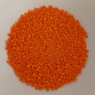 Chinese Seed Beads Size 11 Opaque Coral 25gm Bag