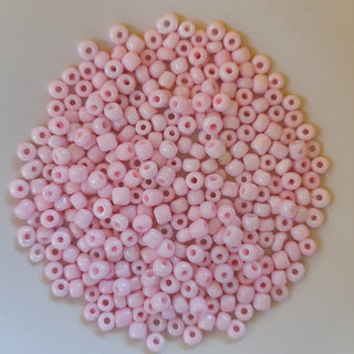 Chinese Seed Beads Size 6 Pink 25gm Bag