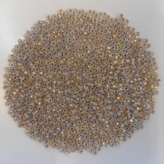 Japanese Seed Beads Size 11 Bronze Lined Crystal AB 7.5gm Bag