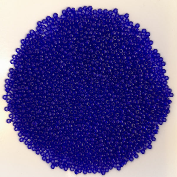 Japanese Seed Beads Size 11 Dark Sapphire 7.5gm Bag