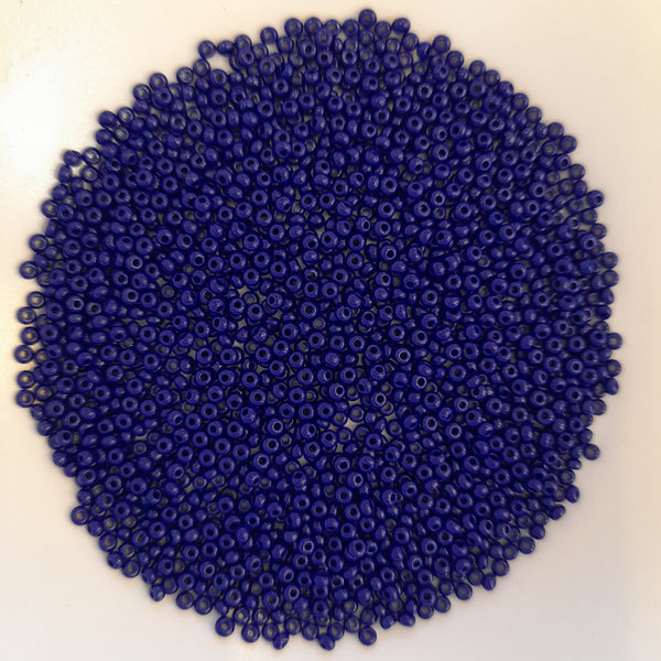 Japanese Seed Beads Size 11 Navy Blue 7.5gm Bag