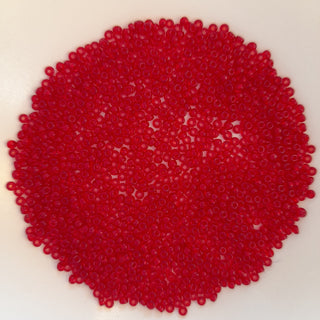Japanese Seed Beads Size 11 Ruby Red 7.5gm Bag