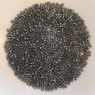 Japanese Seed Beads Size 11 Silver Lined Black Diamond 7.5gm Bag