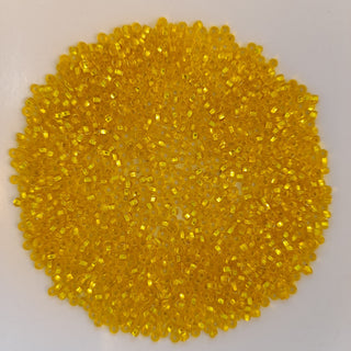 Japanese Seed Beads Size 11 Silver Lined Yellow 7.5gm Bag