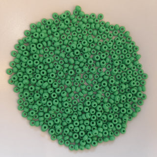 Japanese Seed Beads Size 8 Opaque Fresh Green 7.5gm Bag