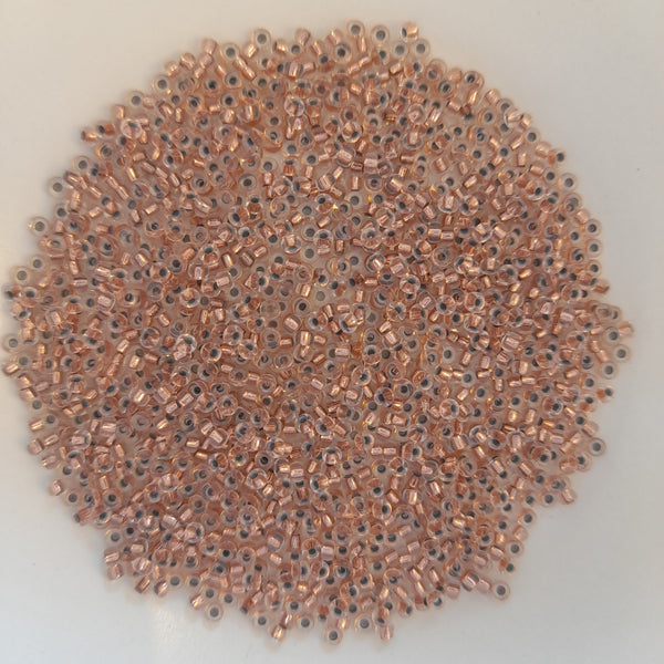 Miyuki Seed Beads Size 11 Copper Lined Crystal 7.5gm Bag