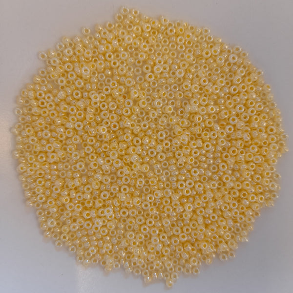 Miyuki Seed Beads Size 11 Daffodil Ceylon 7.5gm Bag