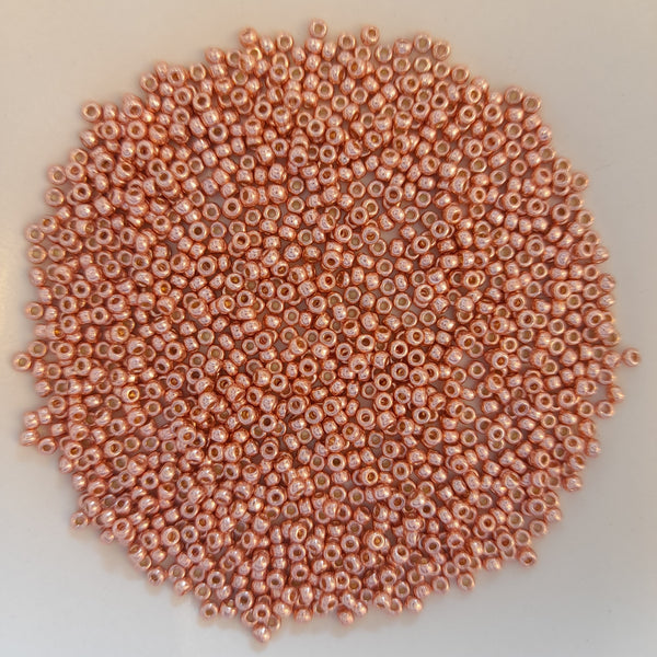 Miyuki Seed Beads Size 11 Duracoat Galvanised Bright Copper 7.5gm Bag