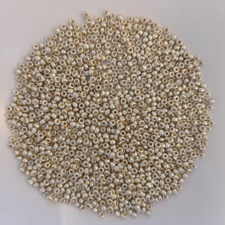 Miyuki Seed Beads Size 11 Duracoat Galvanised Silver 7.5gm Bag