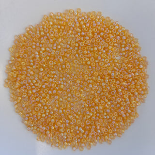 Miyuki Seed Beads Size 11 Light Gold Crystal AB 7.5gm Bag