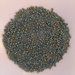 Miyuki Seed Beads Size 11 Matte Metallic Patina Iris 7.5gm Bag