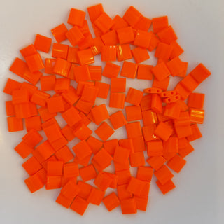Miyuki Tila Beads Opaque Orange 7.5gm Bag