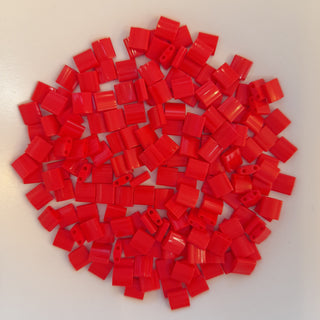Miyuki Tila Beads Opaque Red 7.5gm Bag