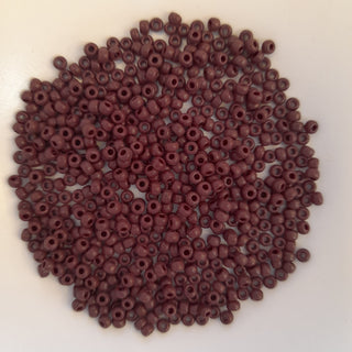 Miyuki Seed Beads Size 8 Opaque Chocolate 7.5gm Bag