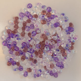 Miyuki Magatama Beads 4mm Lilacs Mix 7.5gm Bag