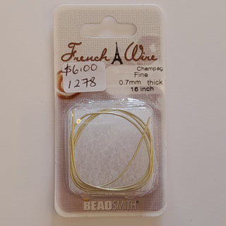French Wire Champagne Fine (0.7mm Width)
