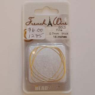 French Wire New Gold Fine (0.7mm Width)
