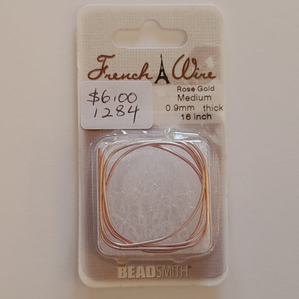 French Wire Rose Gold Medium (0.9mm Width)