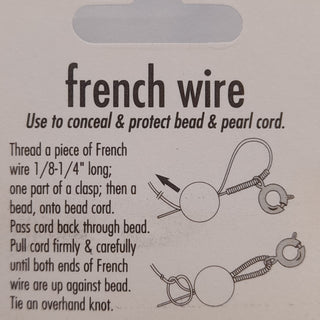 French Wire Silver Heavy (1.1mm Width)
