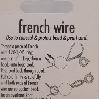 French Wire Silver Medium (0.9mm Width)