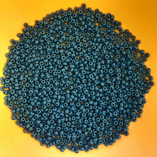 Japanese Seed Beads Size 11 Matte Opaque Denim 7.5gm Bag