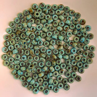 Miyuki Seed Beads Size 6 Picasso Matte Seafoam Green 7.5gm Bag
