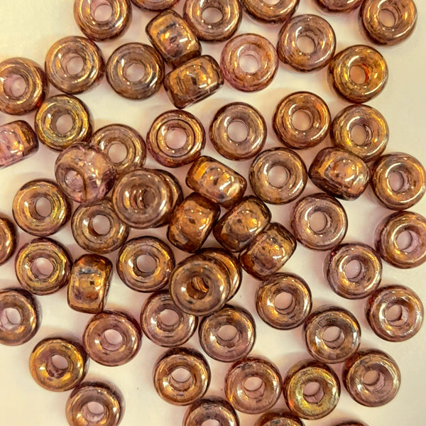 oCzech Seed Beads Size 2 Crystal Bronze Lustre 7.5gm Bag