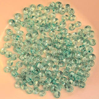 Miyuki Magatama Beads 4mm Transparent Mint Green 7.5gm Bag