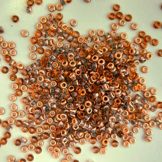 Miyuki Seed Beads Size 15 Crystal Capri Gold 3gm Bag