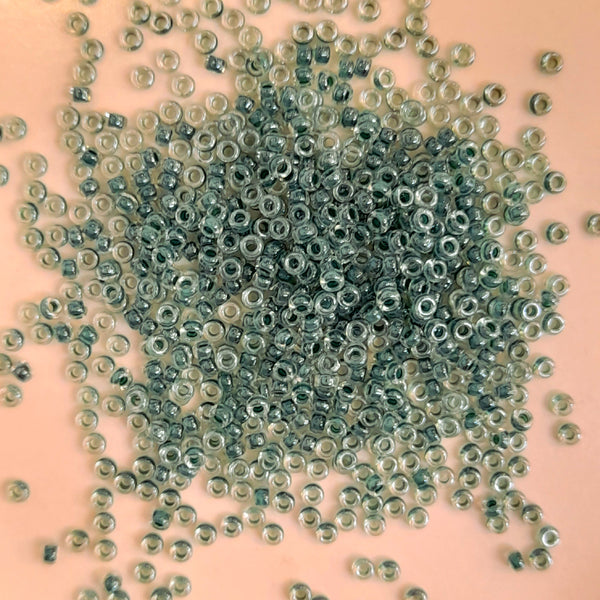 Miyuki Seed Beads Size 15 Forest Green Lined Crystal 3gm Bag