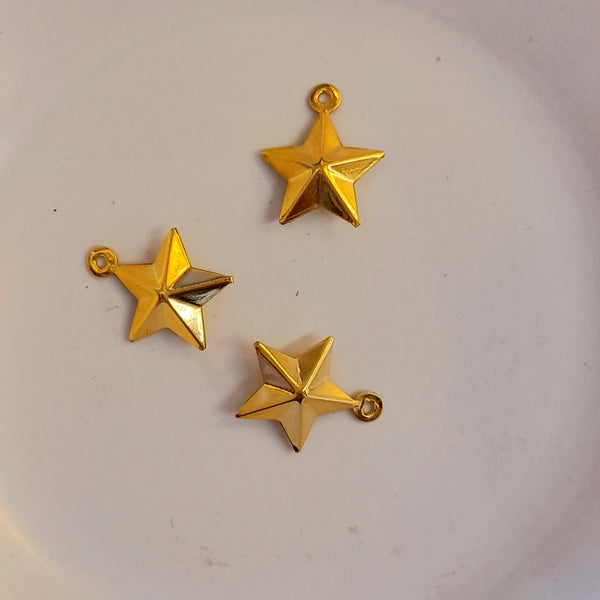 Charm-Gold Star
