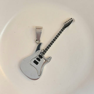 Pendant-Silver Guitar