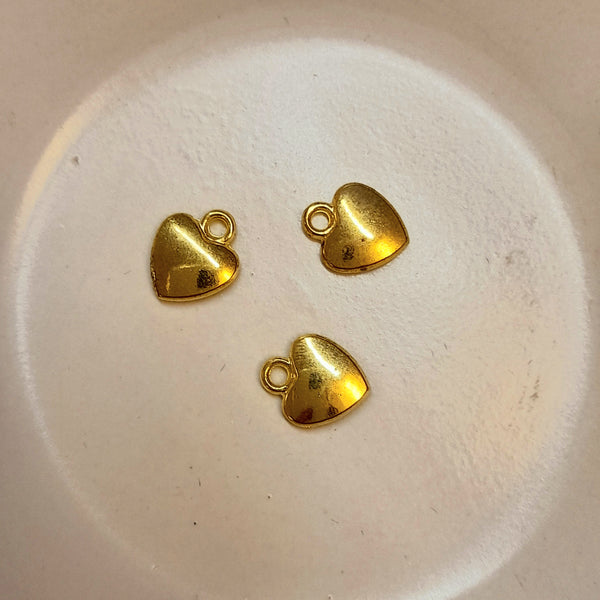 Charm-Gold Heart