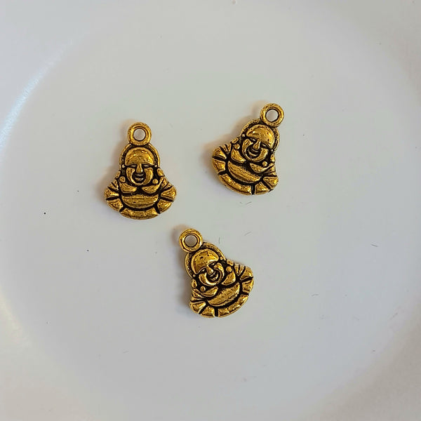 Charm-Antique Gold Buddha