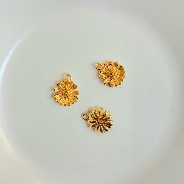 Charm-Gold Flower