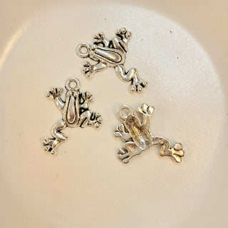 Charm-Silver Frog