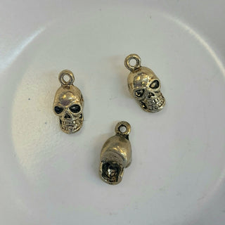 Charm-Antique Gold Skull