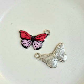 Buy pink-purple Charm-Enamel Butterfly