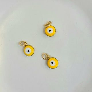 Buy yellow Charm-Enamel Evil Eye