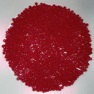 Miyuki Seed Beads Size 11 Matte Transparent Red 7.5gm Bag