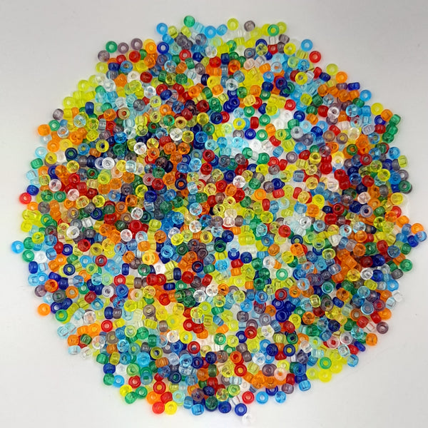 Miyuki Seed Beads Size 11 Transparent Rainbow Mix 7.5gm Bag