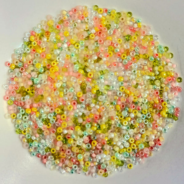 Miyuki Seed Beads Size 11 Pink Lemonade Mix 7.5gm Bag