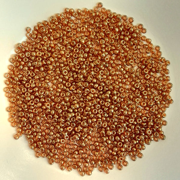 Miyuki Seed Beads Size 11 Topaz Gold Lustre 7.5gm Bag