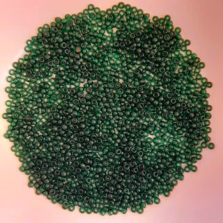 Miyuki Seed Beads Size 11 Semi Matte Emerald 7.5gm Bag