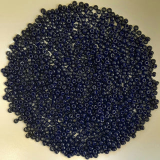 Miyuki Seed Beads Size 11 Duracoat Opaque Dark Navy Blue 7.5gm Bag