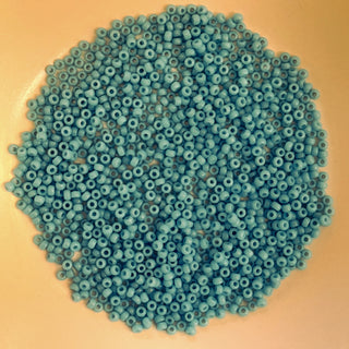 Miyuki Seed Beads Size 11 Opaque Turquoise Blue 7.5gm Bag