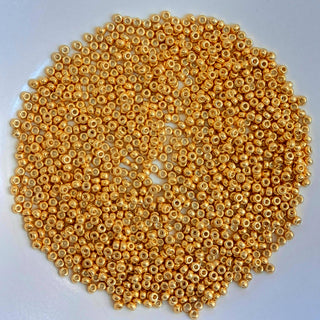 Miyuki Seed Beads Size 11 Duracoat Galvanised Gold 7.5gm Bag