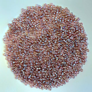 Miyuki Seed Beads Size 11 Transparent Smokey Amethyst AB 7.5gm Bag