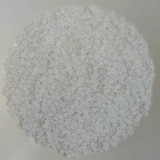 Miyuki Seed Beads Size 11 Matte Transparent Crystal AB 7.5gm Bag